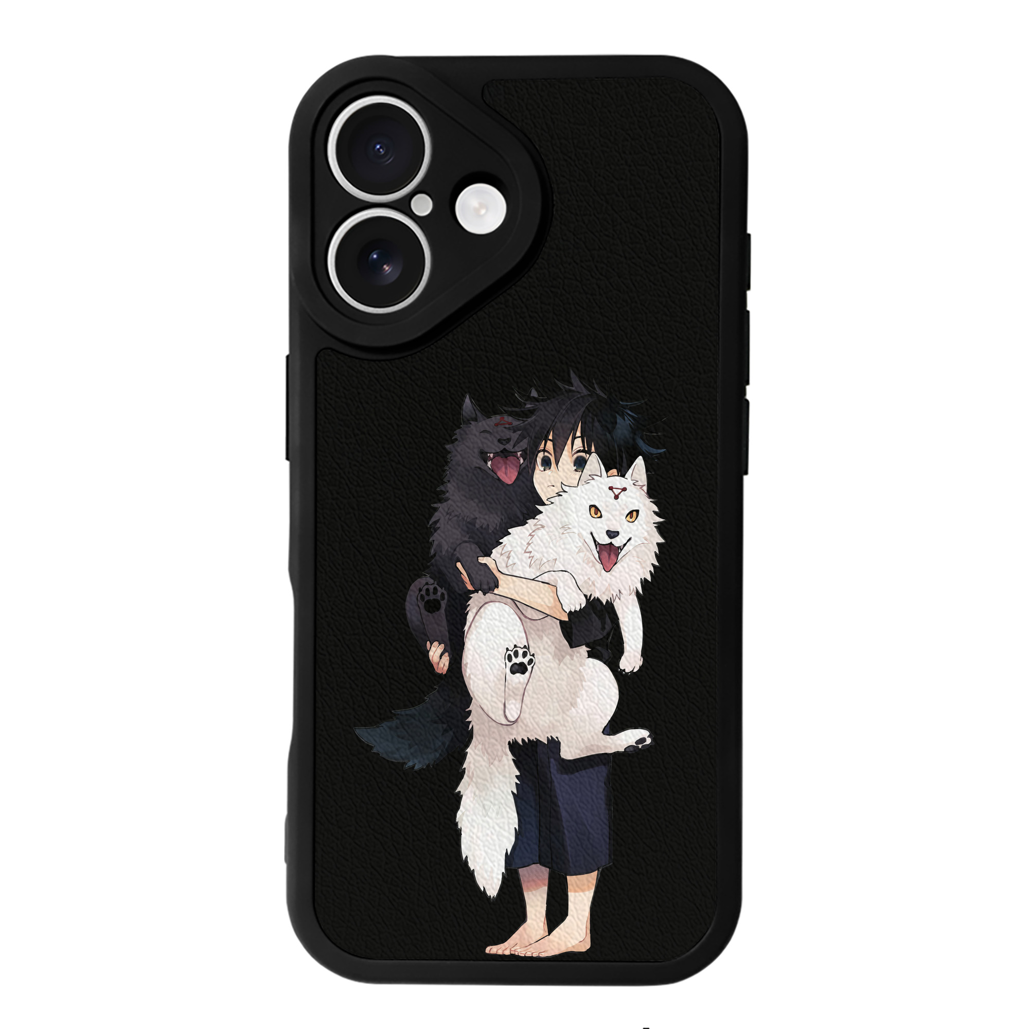 （画像用） 呪術廻戦 Jujutsu Kaisen 【iPhone 16シリーズ対応】シリコンスマホケース（レザー調） 材質：シリコン